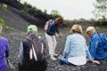 Volcanes y coladas de lava